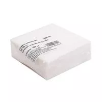 Салфетка одноразовая 10*10 спанлейс белый White line №100шт пачка