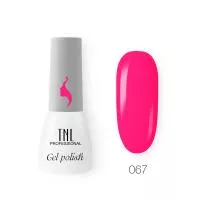 Гель-лак TNL 8 Чувств Mini №067 - яркий малиновый (3,5 мл.)