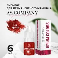 L14-BLOOD пигмент для губ (6мл, TM AS-Company OPIUM COLORS)