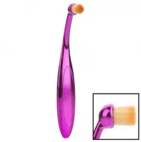 Кисть-щетка макияжная Universal Brush № 5 (03 Малиновая ручка)