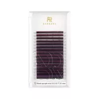 Омбре ресницы BARBARA (Барбара) (фиолетовые №1) МИКС