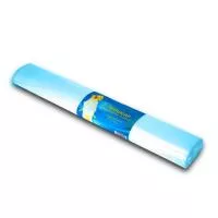 Пеньюар п/э 100*140 голубой White line №50 рулон