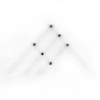 Циркуль для бровей пластиковый Циркуль для бровей пластиковый