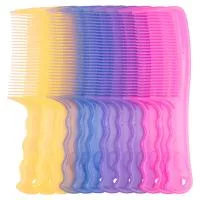 Расческа с ручкой B6-303 (упаковка 12шт Mix) Candy