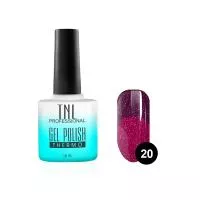 Гель-лак TNL - Тhermo  №20 - баклажановый/малиновый (с перламутром) (10 мл.)