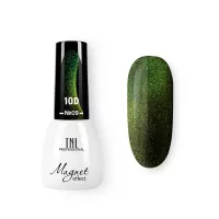 Гель-лак TNL - кошачий глаз 10D №09 - золотой малахит (7 мл.)