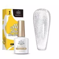 Born Pretty, Топ для гель-лака 56340 Silver Snowlight Magnetic Gel, 10 мл